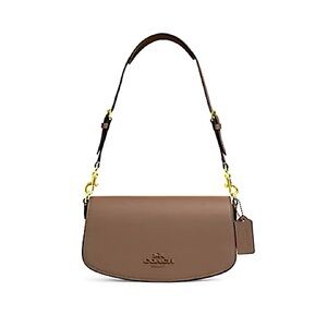 Coach Dark Stone Brown Andrea Shoulder Bag
